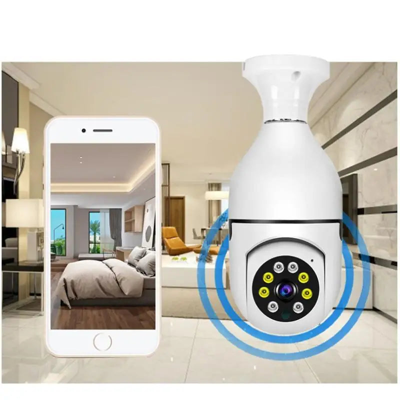 E27 Bulb WiFi Security Camera – Night Vision & Auto Tracking WiFi Security Camera Babs