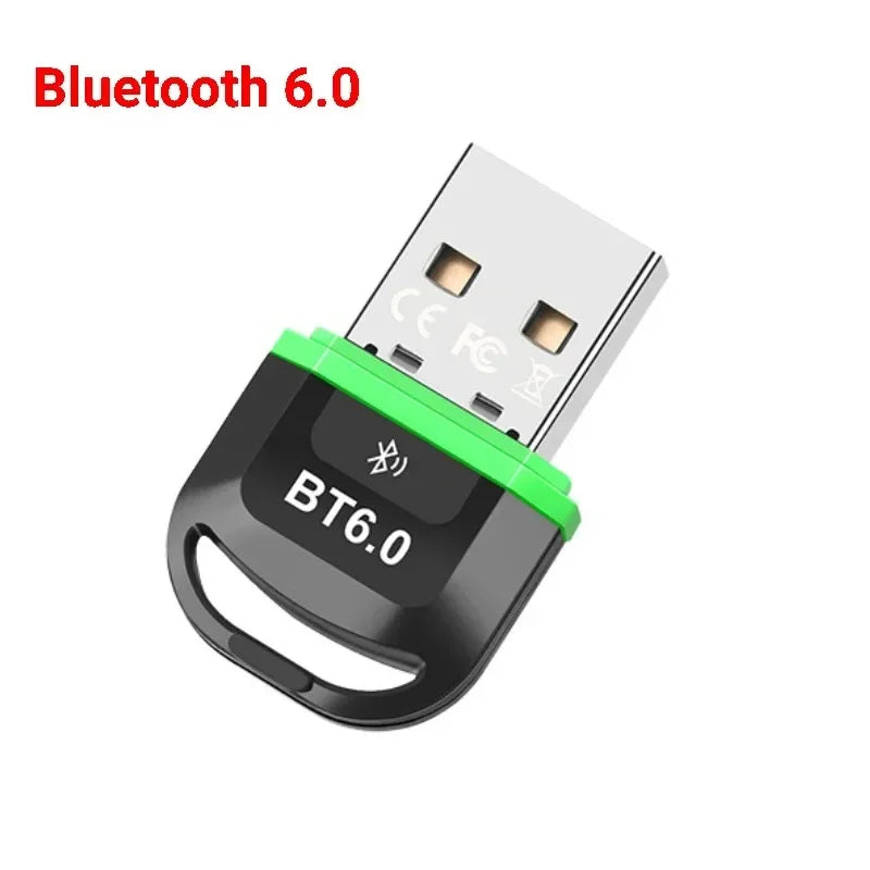 KEBIDUMEI Bluetooth 6.0 USB Dongle – Wireless PC Adapter Bluetooth USB Adapter Babs Green