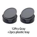 6-Piece Silicone Coasters for Drinks & Desserts – 10cm Set Silicone Coaster Set Babs 2-12PcsGrey