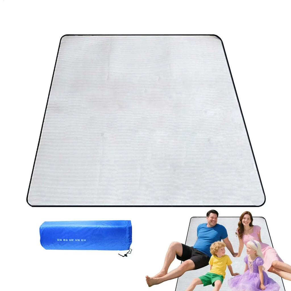 Aluminum Foil Camping Mat – Waterproof Picnic & Hiking Pad Camping Sleeping Mat Babs