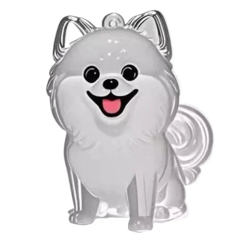 Dog Hair Keepsake Keychain Pendant | Pet Lover Gift Pet Keepsake Keychain Babs Pomeranian