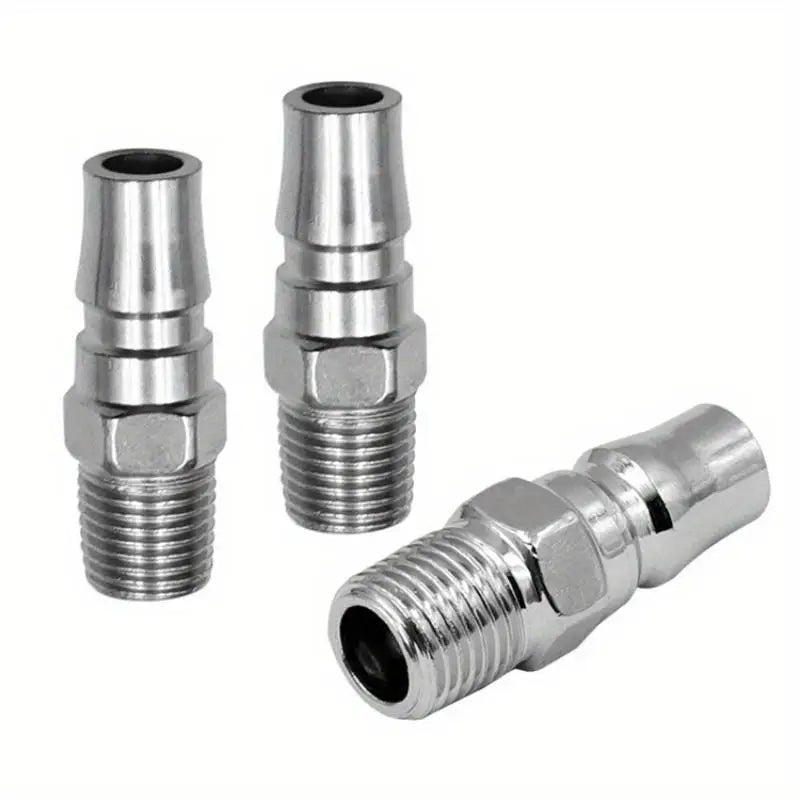3pcs NITTO Pneumatic Coupler 1/4" BSP Male Thread Air Hose Fitting Pneumatic Air Fitting Babs