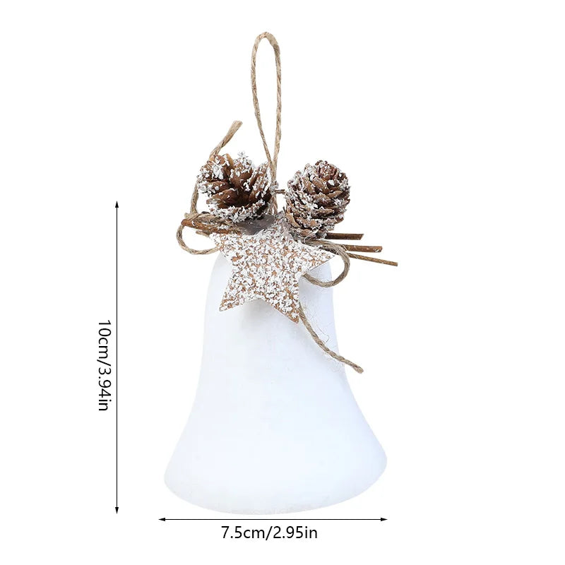 White Foam Christmas Ornaments – Snowflake & Ball Pendants Christmas Tree Ornaments Babs Bell