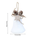White Foam Christmas Ornaments – Snowflake & Ball Pendants Christmas Tree Ornaments Babs Bell