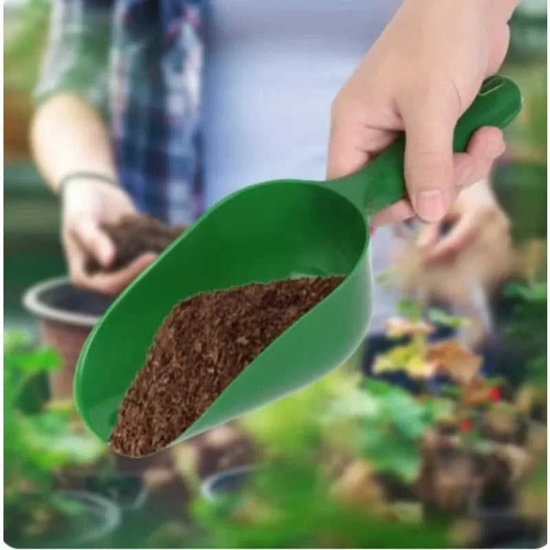 Plastic Garden Scoop & Soil Shovel – Indoor, Balcony & Pot Use Garden Hand Shovel Babs