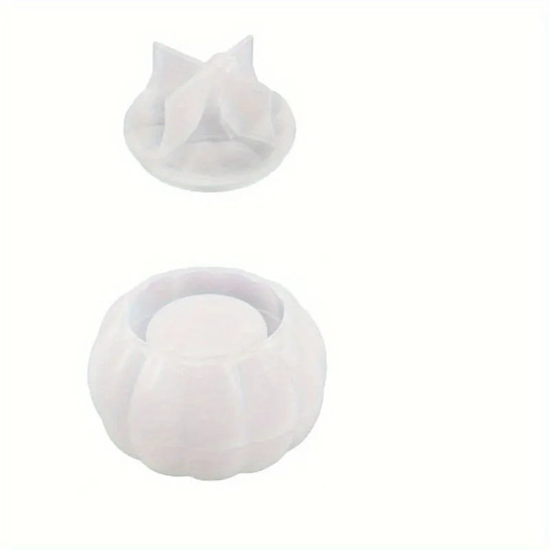 Pumpkin Silicone Mold – Halloween Resin Jar, Candle & Craft Silicone Craft Mold Babs