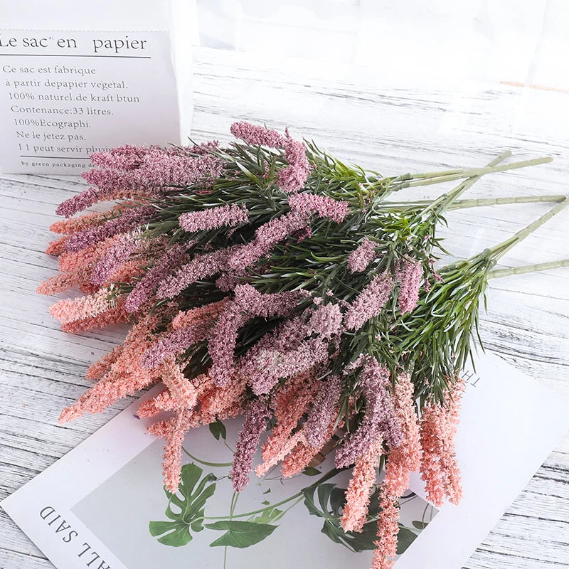 Lavender Artificial Foam Bouquet – Wedding & Home Décor Artificial Flower Bouquet Babs