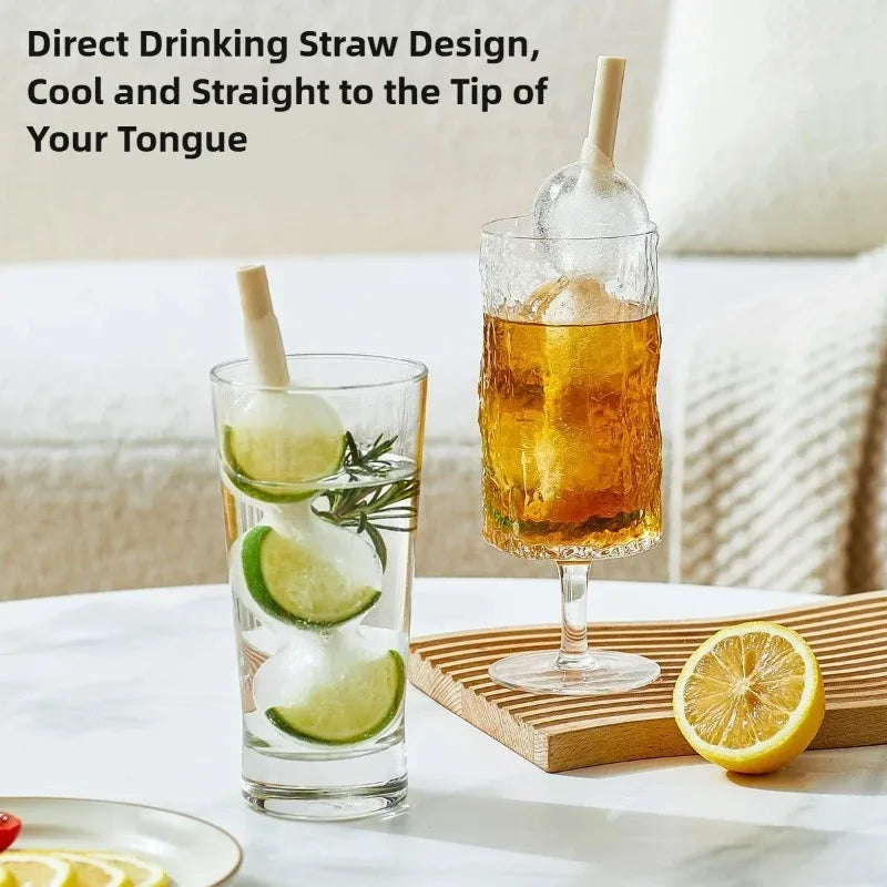Reusable Silicone Ice Lolly Mold – DIY Popsicle Tray with Straw Ice Lolly Mold Babs