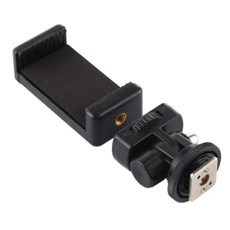 Universal Hot Shoe Phone Holder Bracket – 1/4" Tripod Mount Camera Phone Mount Babs