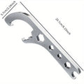 Stainless Steel Barrel Opener Wrench for Paint & Oil Drums Barrel Opener Wrench Babs 1pc