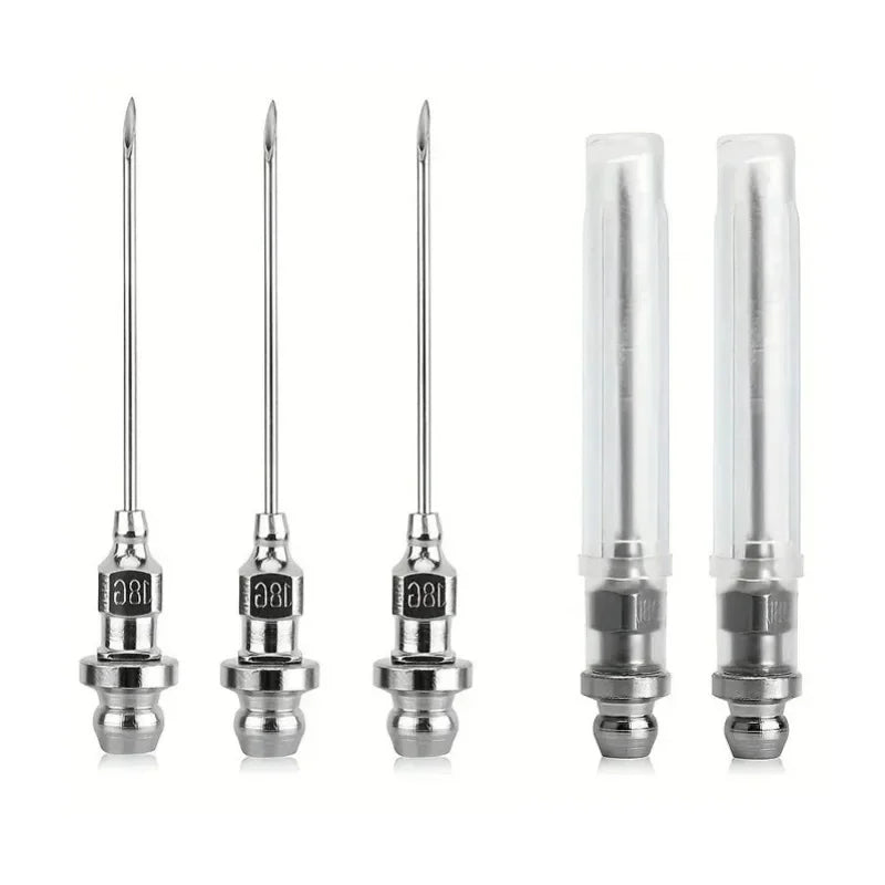 5-Pack Grease Needle Nozzles for Bearings & Ball Joints Grease Gun Accessory Babs