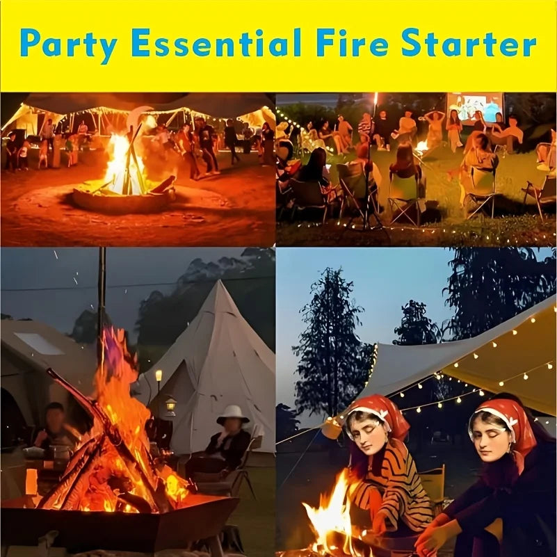 60PCS Waterproof Fire Starter Strips – BBQ & Outdoor Survival Fire Starter Strips Babs