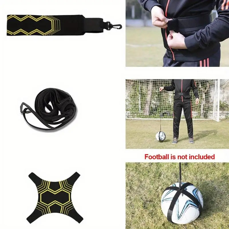Adjustable Soccer Training Strap – Elastic Kick Ball Returner Soccer Training Aid Babs