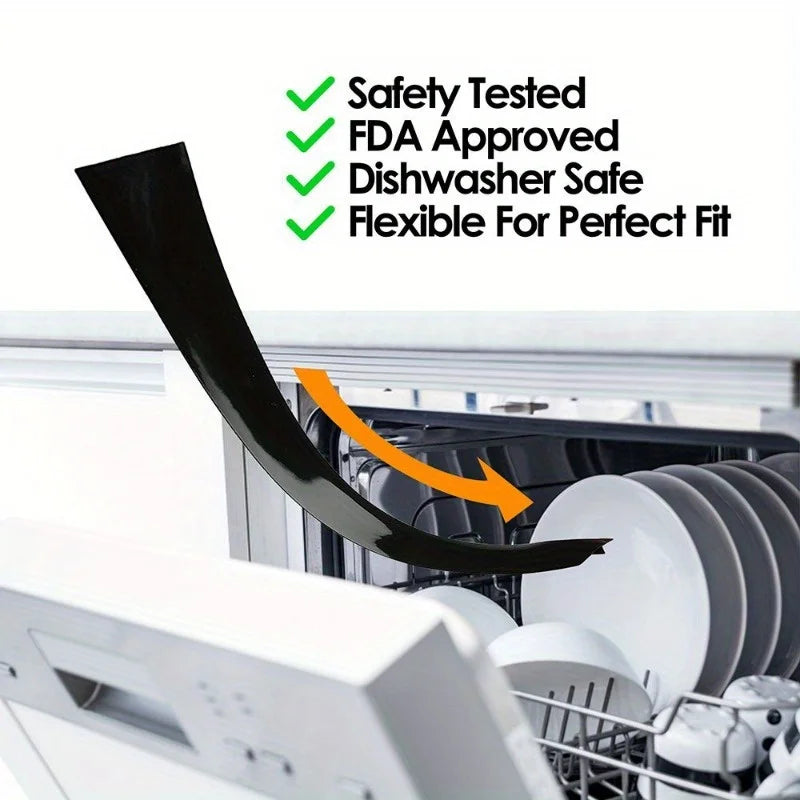2Pcs Silicone Stove Counter Gap Cover – Heat Resistant Filler Kitchen Gap Filler Babs