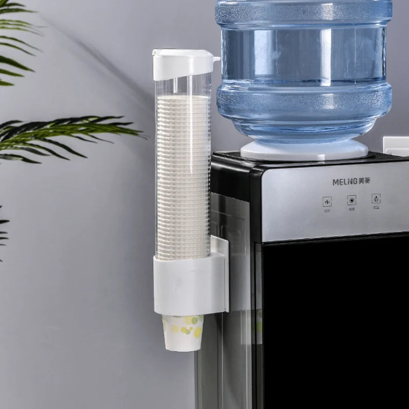 Punch-Free Automatic Disposable Paper Cup Holder Dispenser Cup Dispenser Rack Babs