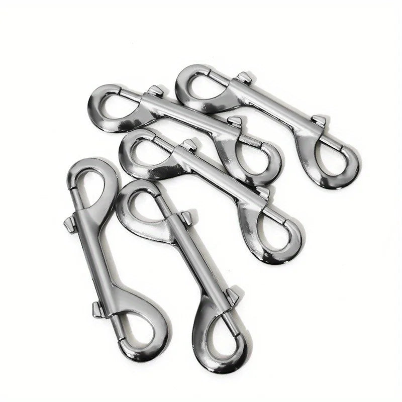 2pcs Double Ended Snap Hooks – Zinc Alloy Trigger Clips Metal Snap Hooks Babs