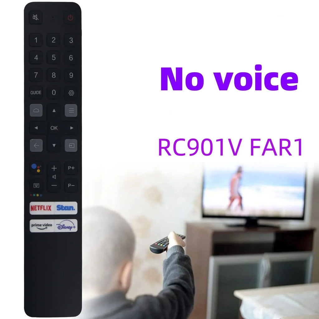 TCL Smart TV Remote RC901V FMR1 FMR5 FMR7 FMRD Replacement TV Remote Control Babs RC901V FAR1 China Mainland