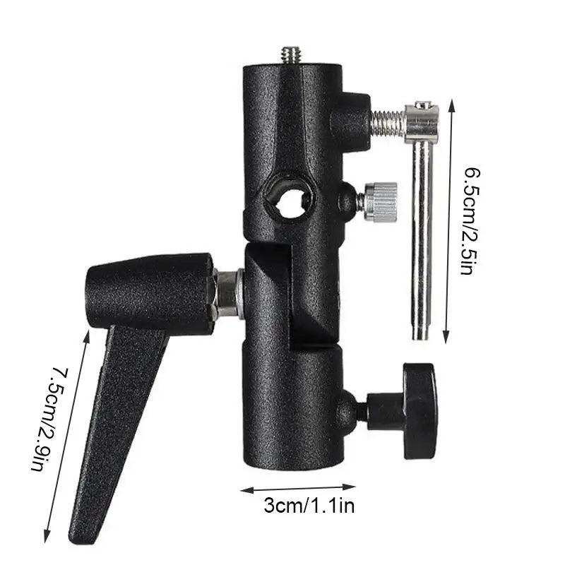 180° Aluminum Alloy Flash Swivel Bracket — Studio & Outdoor Flash Swivel Bracket Babs