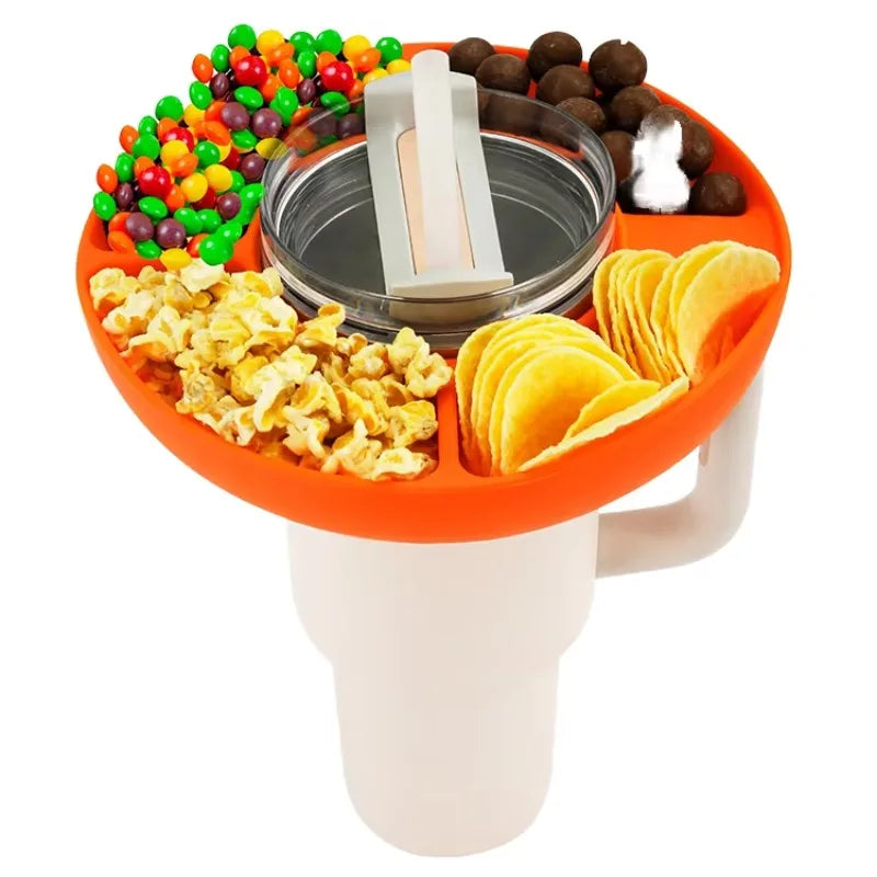 Silicone Non-Spill Pet Feeding Bowl & Snack Tray for Dogs & Cats Pet Feeding Bowl Babs