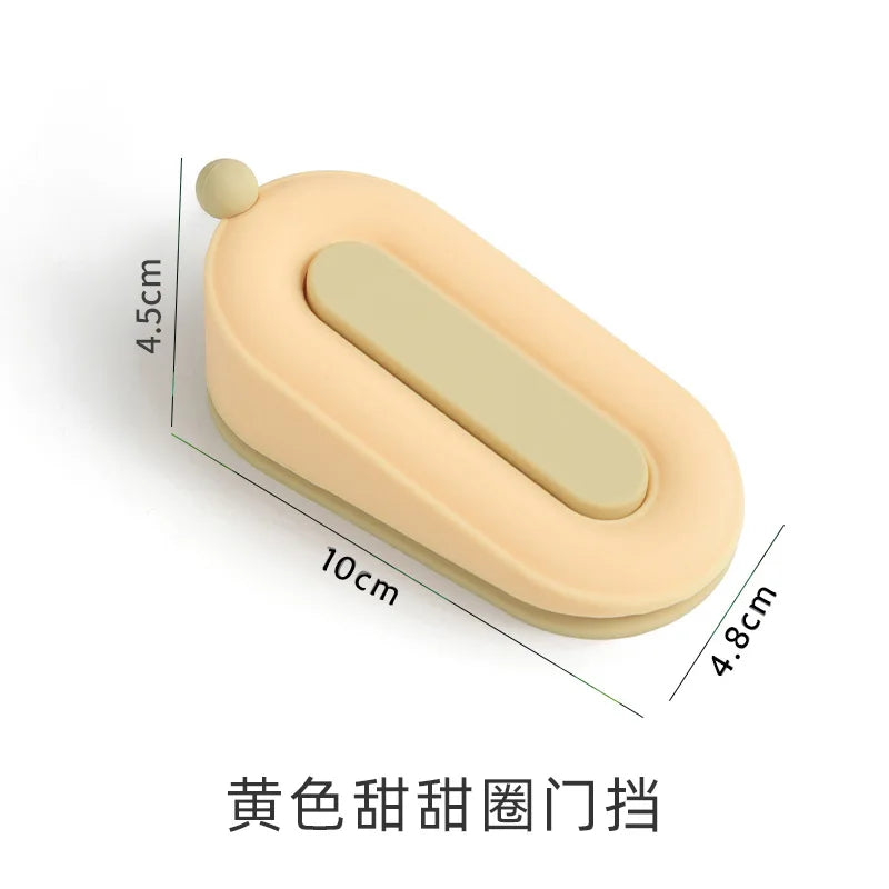 Non-Slip Donut Silicone Door Stopper Wedge – Anti-Collision Silicone Door Stopper Babs 2pcs 1