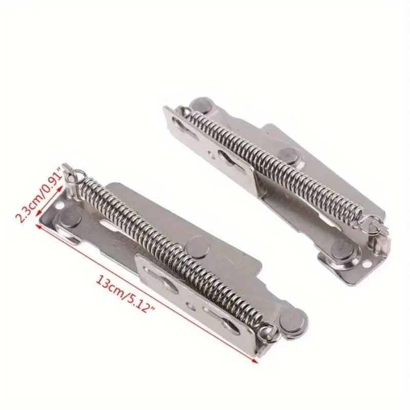 2Pcs 80° Sprung Hinges Cabinet Lift-Up Flap Stay Support Cabinet Sprung Hinges Babs