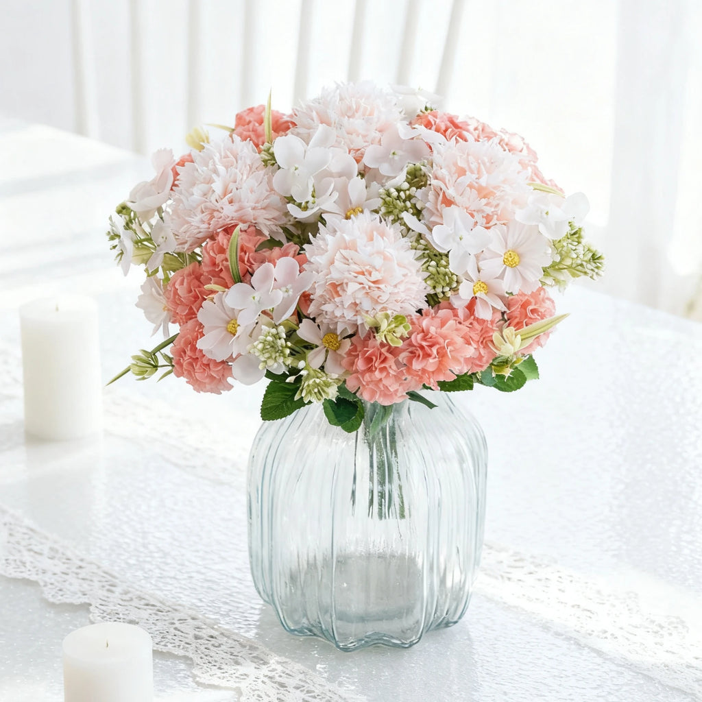 Silk Artificial Rose Bouquet – Wedding & Home Floral Décor Artificial Silk Flowers Babs