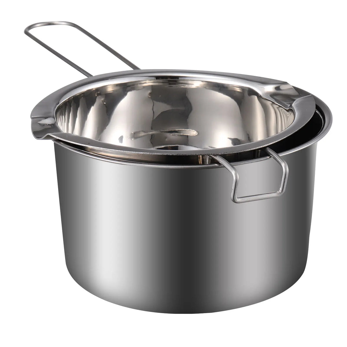 Stainless Steel Double Boiler Pot – Chocolate & Wax Melting Double Boiler Pot Babs