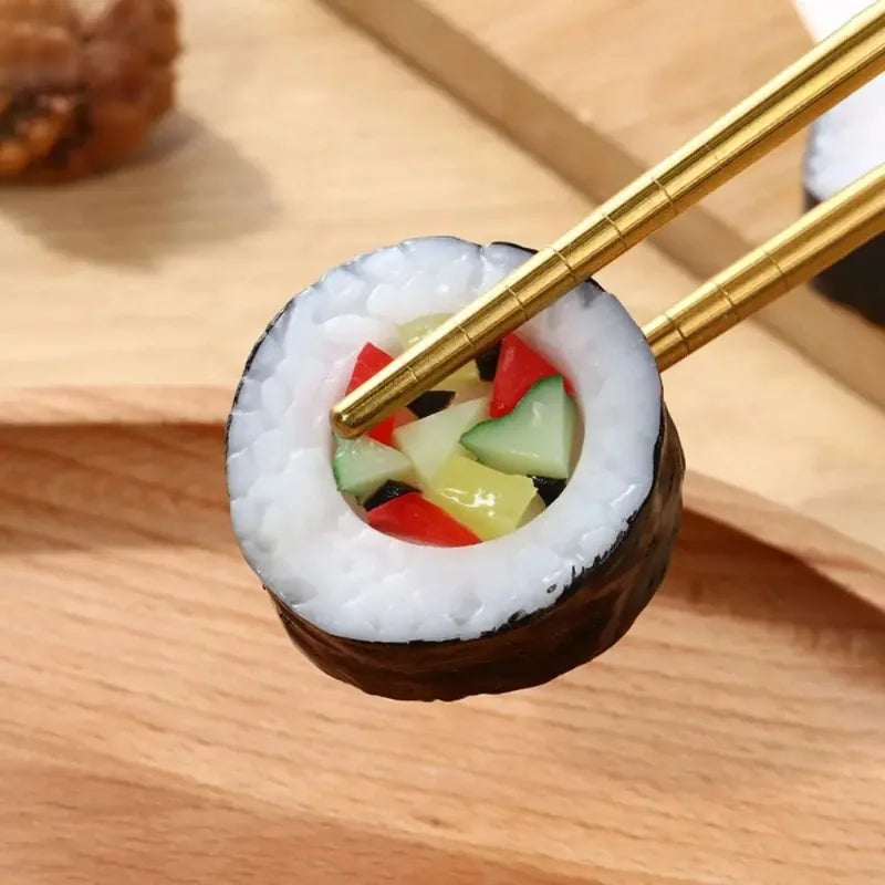 Sushi & Veggie Food Simulation PVC Keychain – Fun Bag Charm Novelty Keychain Babs