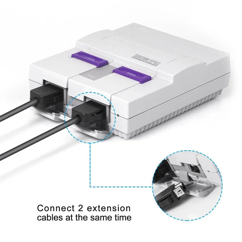3M Extension Cable for NES Classic, SNES & Wii Controllers Controller Extension Cable Babs