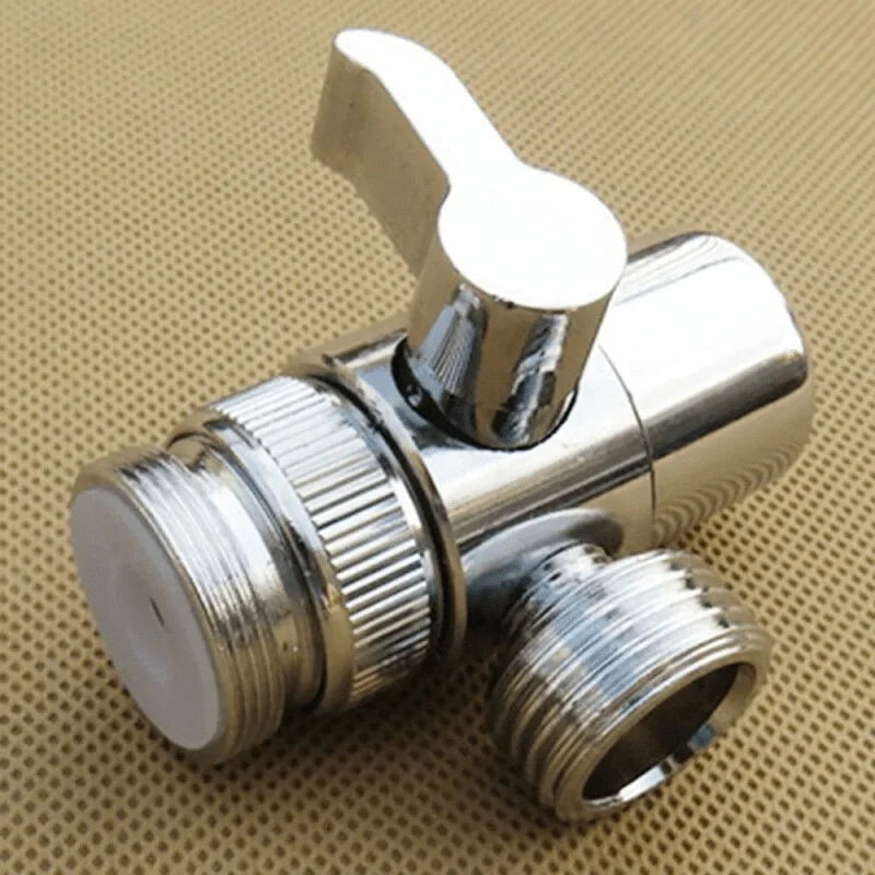 3-Way Faucet Diverter Valve – Adjustable Shower Tee Adapter Shower Diverter Valve Babs 1PCS