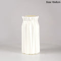 Modern Nordic Plastic Flower Vase – Tabletop Bouquet Pot Decorative Flower Vase Babs Style11