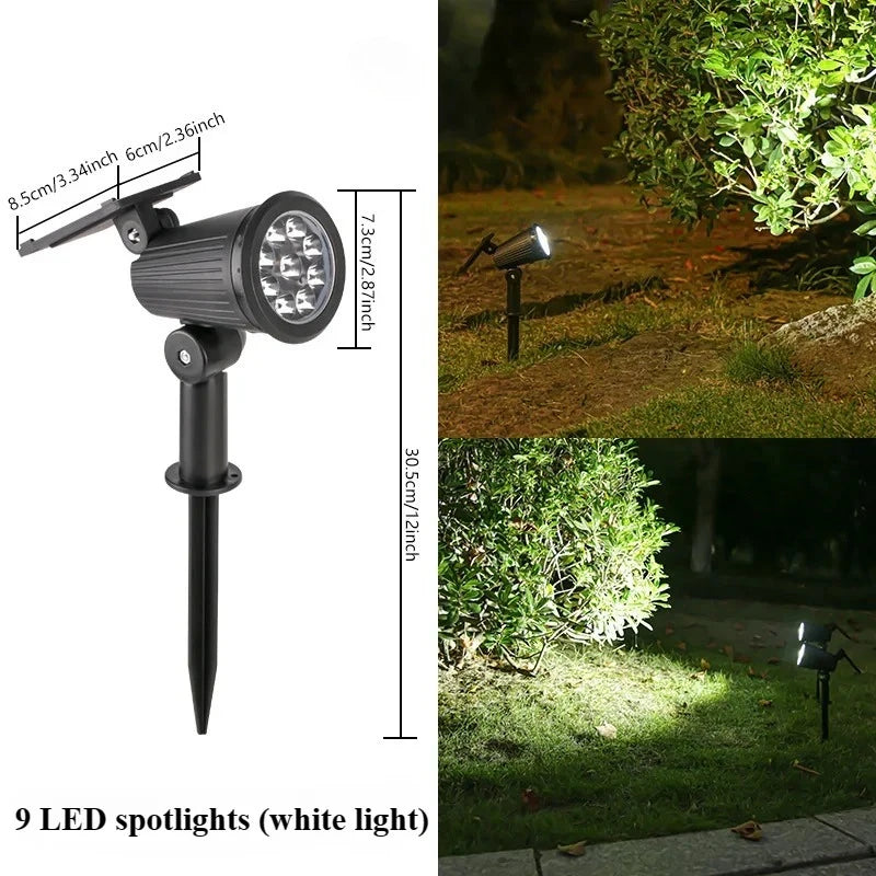 Solar LED Spotlight – Waterproof Outdoor Garden Landscape Light Solar Garden Spotlight Babs