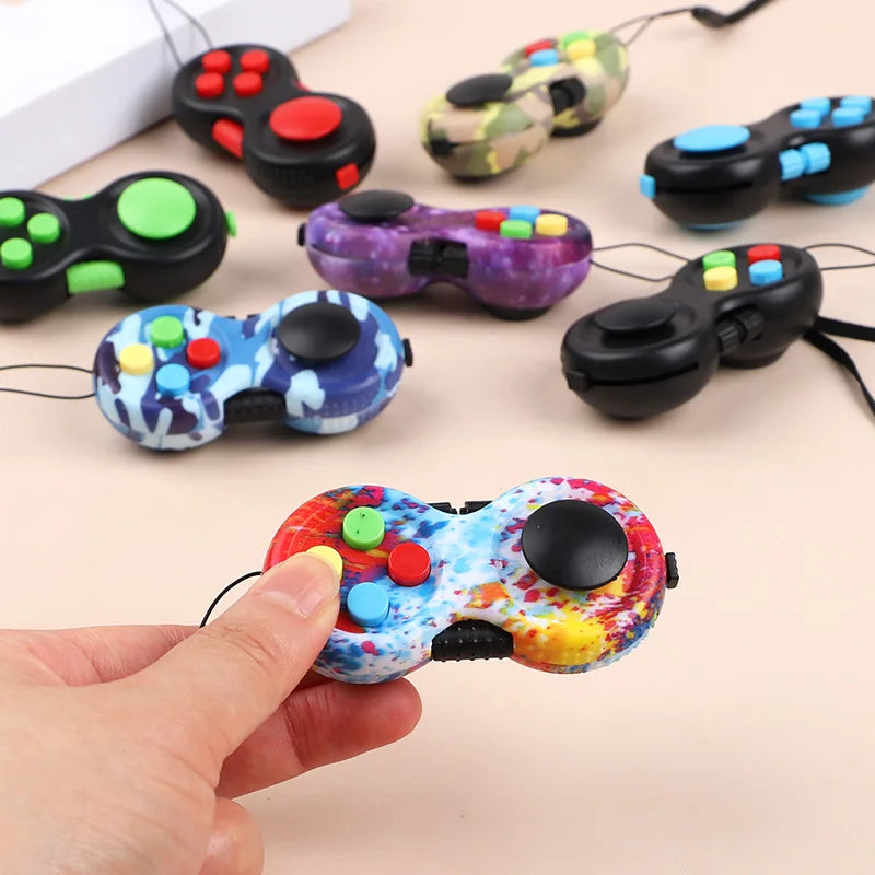 Fidget Pad Game Controller Toy for Kids & Adults – 1 or 8pc Fidget Toy Babs