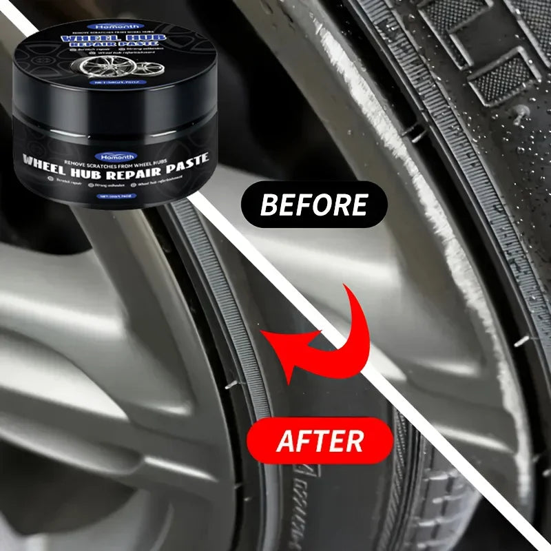Car Wheel Rim Scratch Repair Paste – Alloy Touch Up Paint 50g Rim Repair Paste Babs