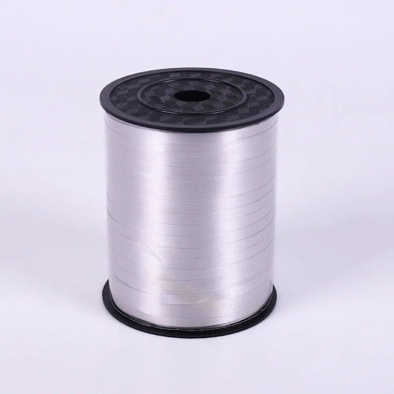 500 Yards Curling Ribbon for Gift Wrapping, Balloons & Parties Curling Ribbon Babs Silver 0.5x450cm