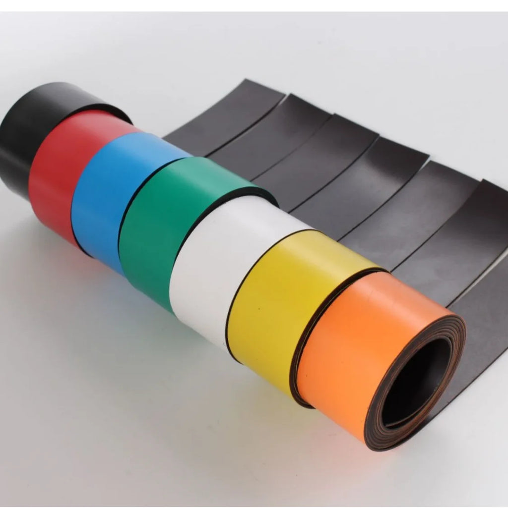 Dry Erase Magnetic Tape – Colored Writable Strips for Classroom Magnetic Label Tape Babs