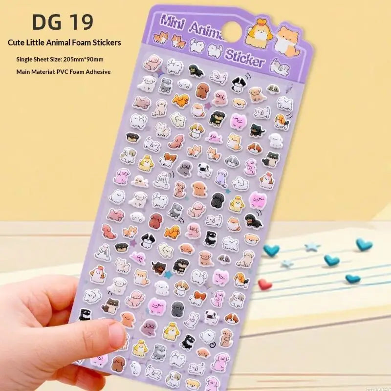 Kawaii Cat & Panda 3D Foam Stickers – DIY Scrapbook Decals Decorative Craft Stickers Babs A3