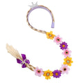 Princess Flower Braid Wig Headband – Girls Unicorn Party Cosplay Kids Costume Headband Babs 1Pcs