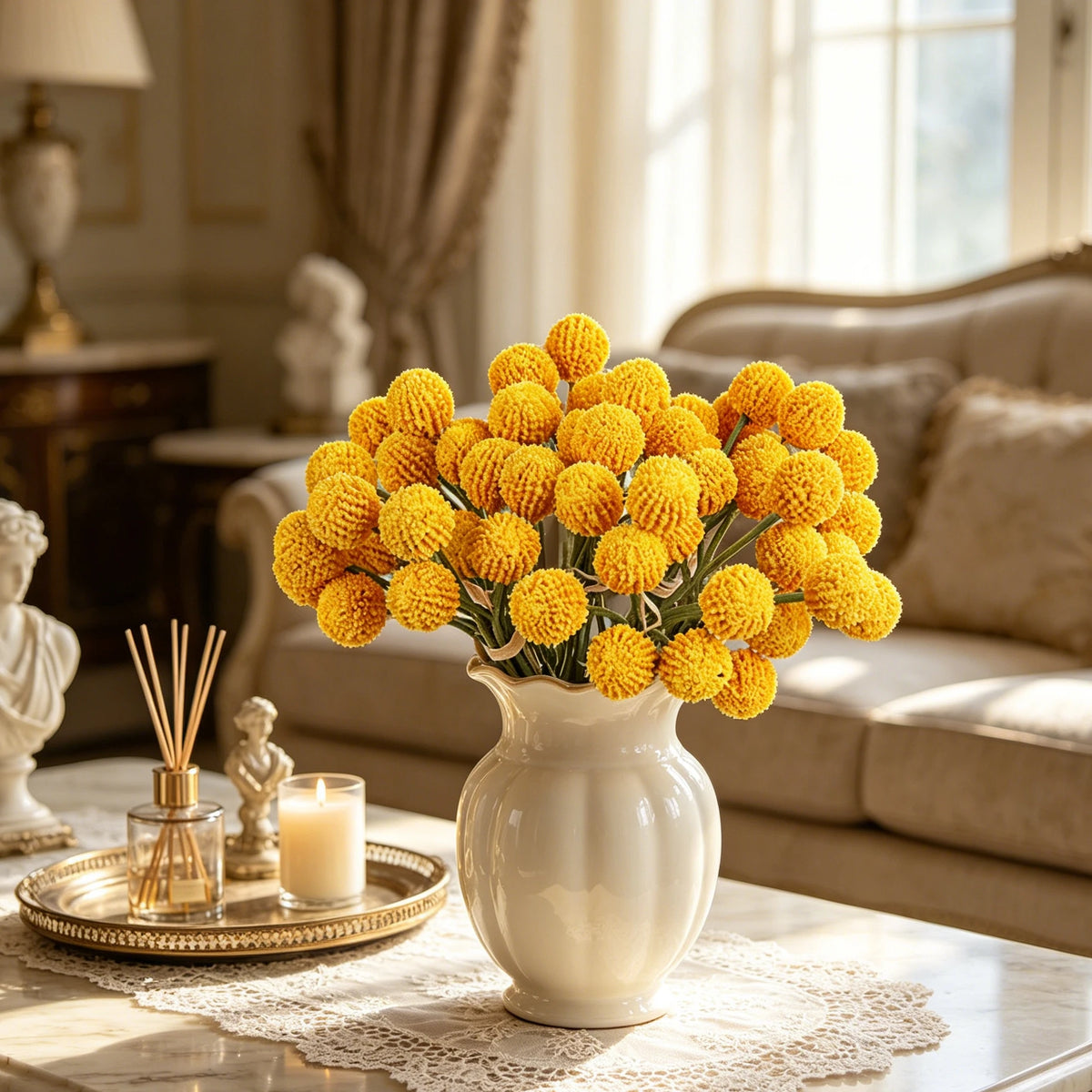 Artificial Silk Chrysanthemum Flowers – Wedding & Home Decor Artificial Silk Flowers Babs