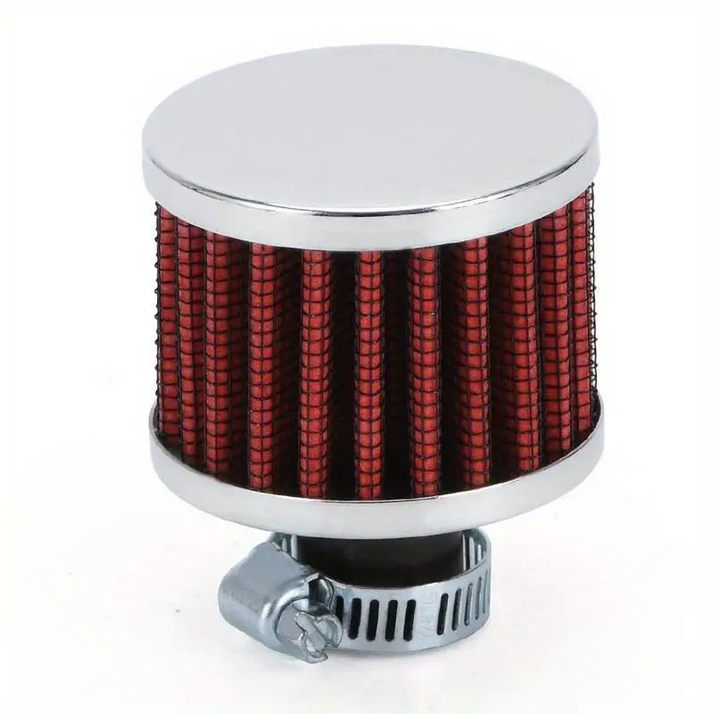 Universal 12mm Motorcycle Air Filter – High Flow Breather Motorcycle Air Filter Babs Red
