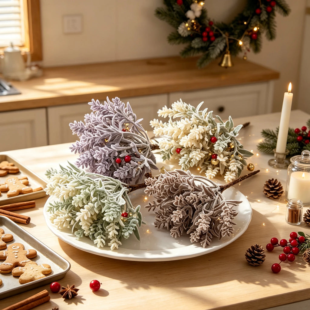 Artificial Plastic Flowers for Christmas, Weddings & DIY Decor Artificial Flowers Babs