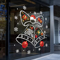 Christmas Window Stickers – Festive Clock Decals for Shops & Home Window Sticker Decal Babs WHITE