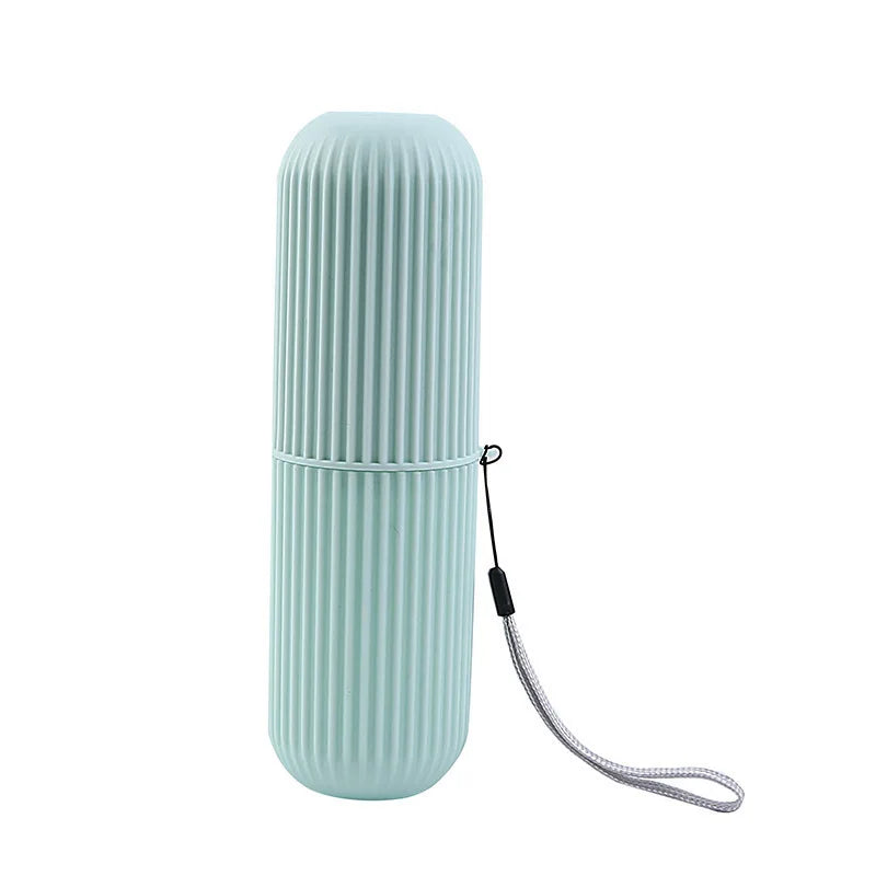 Travel Toothbrush & Toothpaste Holder Case – Portable Storage Box Toothbrush Travel Case Babs Green