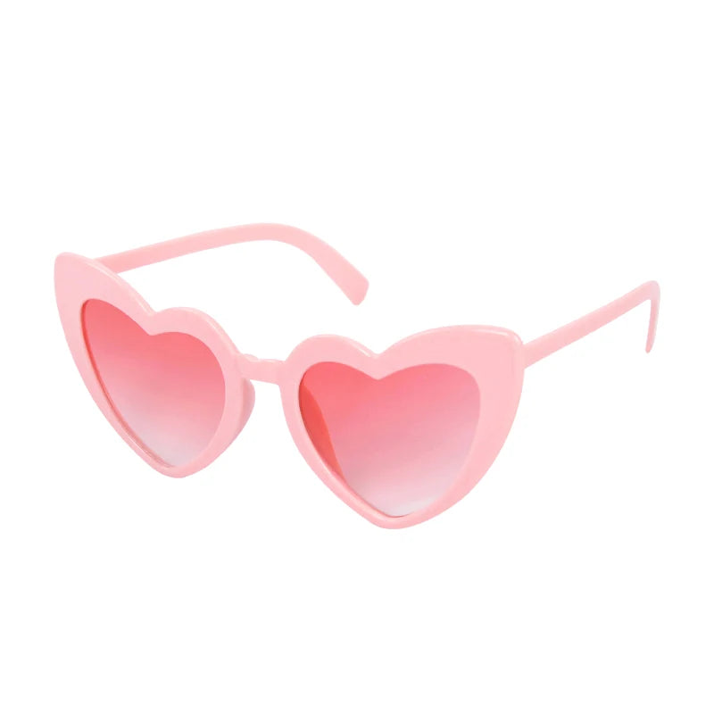 Heart Shaped Bachelorette Party Sunglasses | Bridal Shower Gift Party Novelty Sunglasses Babs 1pcs light pink