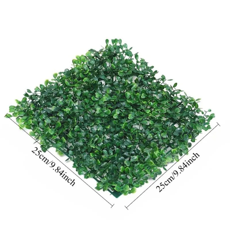 Artificial Milan Grass Wall Panel 25x25cm | Faux Lawn Decor Artificial Grass Panel Babs