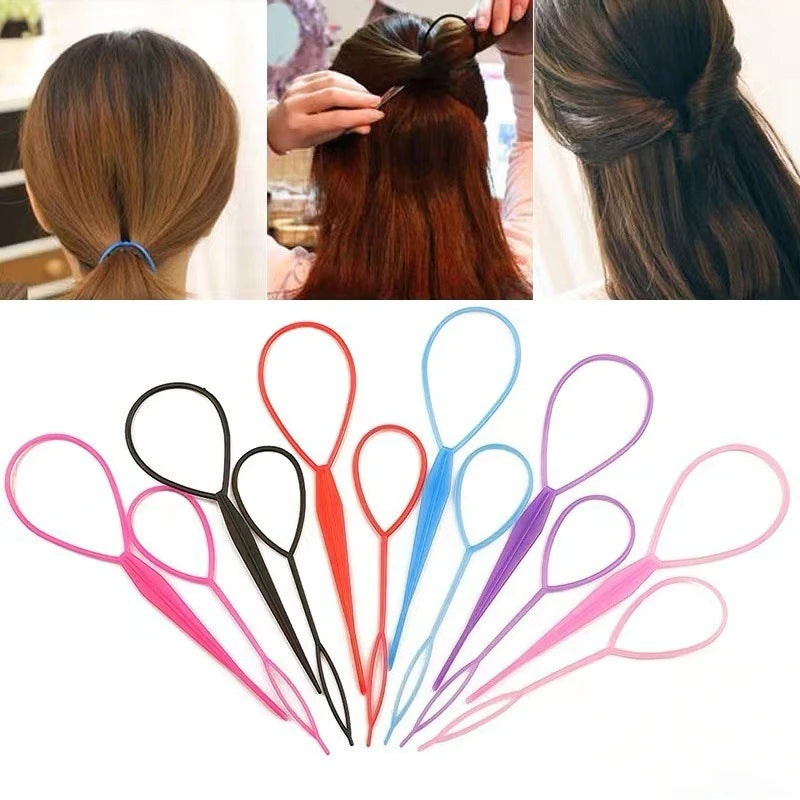 Hair Loop Styling Tool Set – Braiding Pin for Women & Girls Hair Braiding Tool Babs