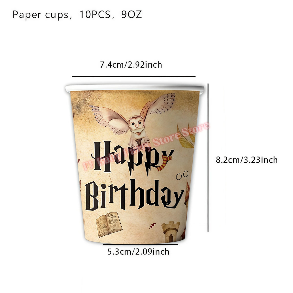 Wizard Theme Birthday Party Supplies – Plates, Cups & Balloons