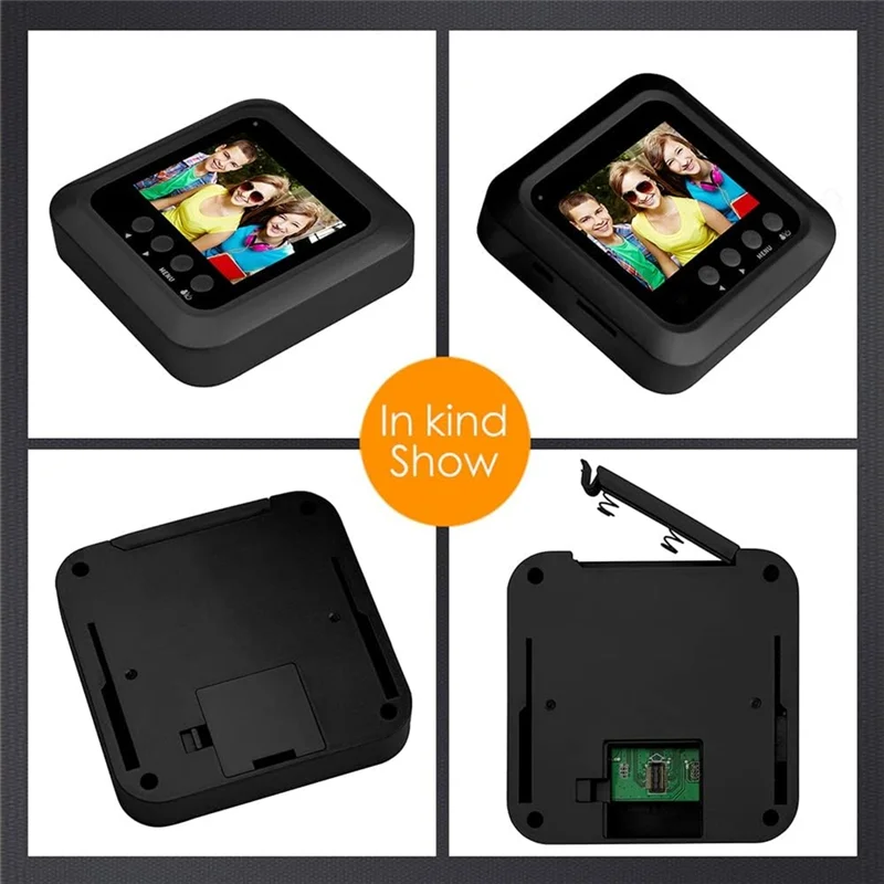 Smart Doorbell Camera – 2.4" LCD Digital Door Viewer & Night Vision Doorbell Security Camera Babs