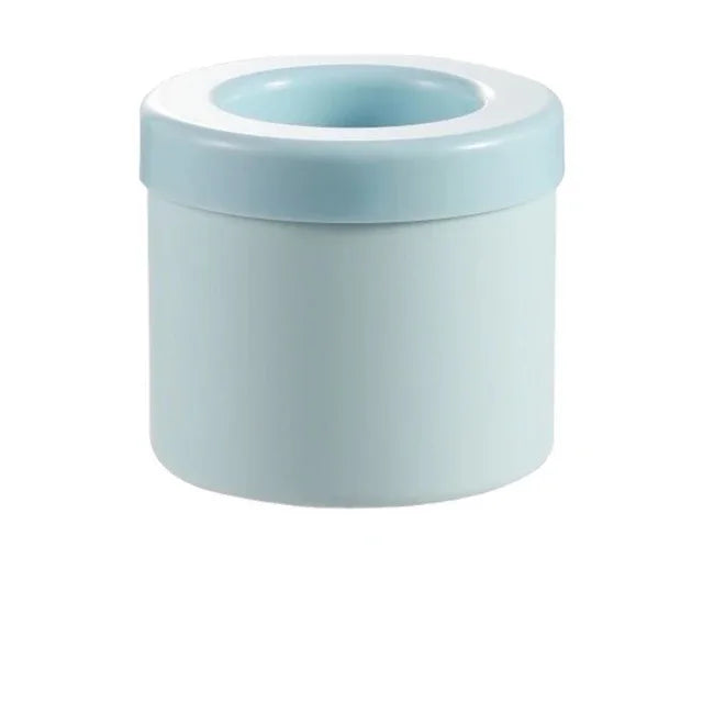 Large Round Silicone Ice Cube Mold & Ice Bucket – DIY Maker Silicone Ice Cube Mold Babs S-Blue