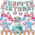 Axolotl Birthday Party Supplies – Pink Salamander Decor Kit